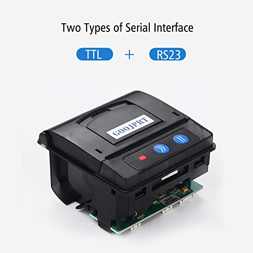 Entweg Módulo de Impressora QR203 58mm Baixo Ruído de Impressão Direta Térmica Mini Painel de Impres