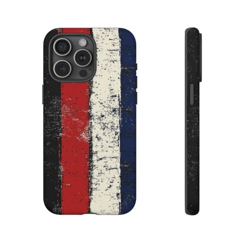 Coque iPhone 15 Pro Max rayures verticales étui rigide noir mat anti-choc