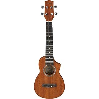 Ibanez, ukulélé 4 cordes, droite, pores ouvertes naturelles (UEW5S) - Les Beatles, Paul McCartney, John Lennon, RIngo Starr, George Harrison