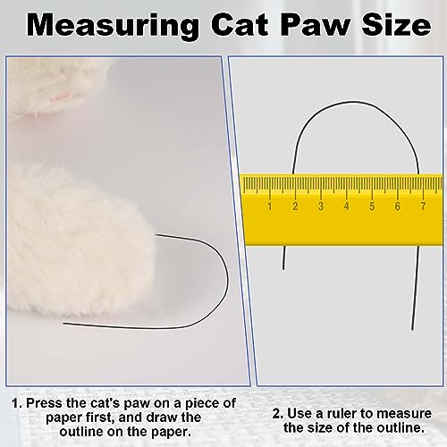 Image of 4pcs Anti Scratch Cat Mittens, Adjustable Mesh Cat Foot Covers, Breathable Cats Paw Covers Cat Nail Gloves Cat Paw Protector Cat Booties for Pet Bathing, Cutting Nails, Checking (XL, Black)