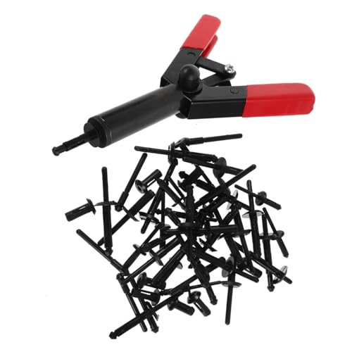 MAGICLULU 1 Set Plastic Rivet Installation Tool Kits Hand Riveter Shooter for Automotive Door Panels Blind Rivet Fastening Car Repairs Maintenance