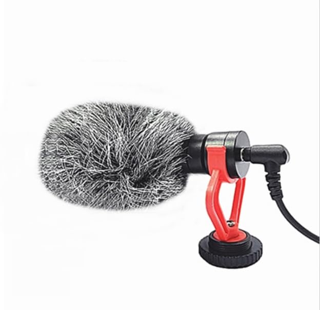 Microphone cardioïde pour Vlog YouTube et podcast en déplacement extérieur