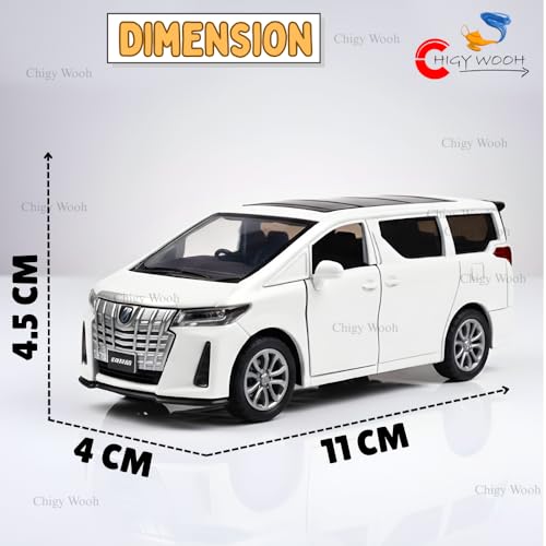 Image of 1:36 die cast car Toy for Kids (Alphard 1:32)