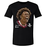 500 LEVEL Amen Thompson Houston Rockets Shirt - Amen Thompson Houston Rockets Scream WHT (Black, Large)