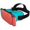 Orzly VR Headset Designed for Nintendo Switch & Switch OLED Console with Adjustable Lens for a Virtual Reality Gaming Experience and for Labo VR – Colour Pop – Gift Boxed Edition Tanami