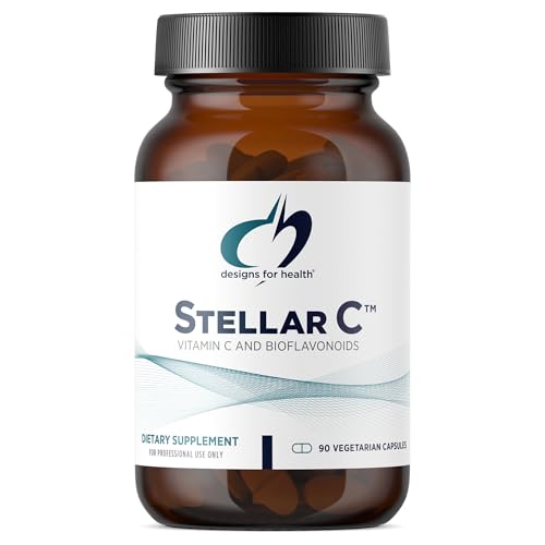 Designs for Health Stellar Vitamin C + Quercetin Supplements - Citrus Bioflavonoids + Quercetin with Vitamin C and Zinc for Enhanced Immune Support and Optimal Absorption (90 Capsules)