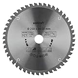 wolfcraft 6547000 Kapp- und Gehrungssägeblatt ø 250 mm - feine, saubere Schnitte