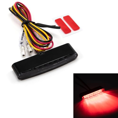 Motorrad Rücklicht LED Heckleuchten Bremslicht Stop Rote Lampe für Chopper Bobber Cafe Racer