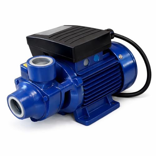 Bomba de Agua Periférica 0.5 CV 230V – Electrobomba Doméstica de Alta Presión 2000 L/h – Ideal para Depósitos, Vivienda y Riego