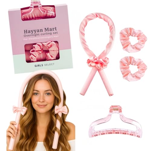 Heatless Hair Curler for Overnight Curls, No Heat Curling Rod Hea...