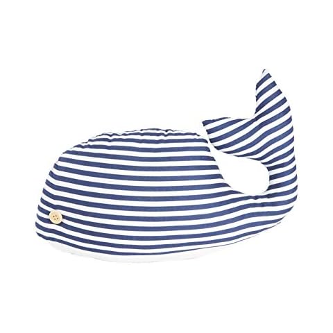 HEITMANN DECO Door Stop, Fabric, Blue/White, Wal, Blau/weiß Cover
