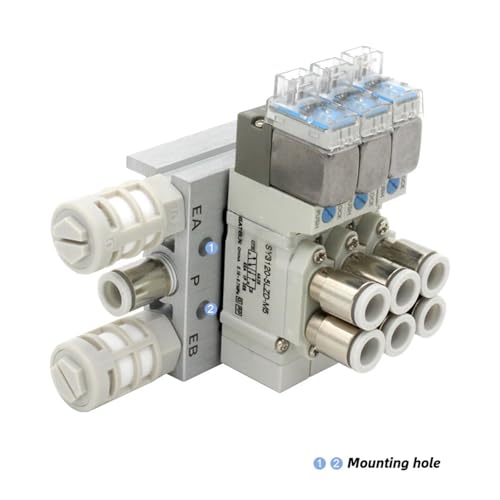 Vanne de commande SY3120 de haute précision électronique avec collecteur 6mm - 5