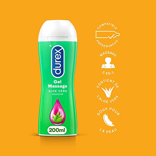 Durex Coffret Plaisir 40 préservatifs et 2 gels de massage