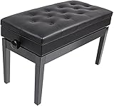 Ablagefach: Unter dem Sitz befindet sich ein großes Lagerfach, das Ihre Musik-Scores und -zubehör speichern kann.