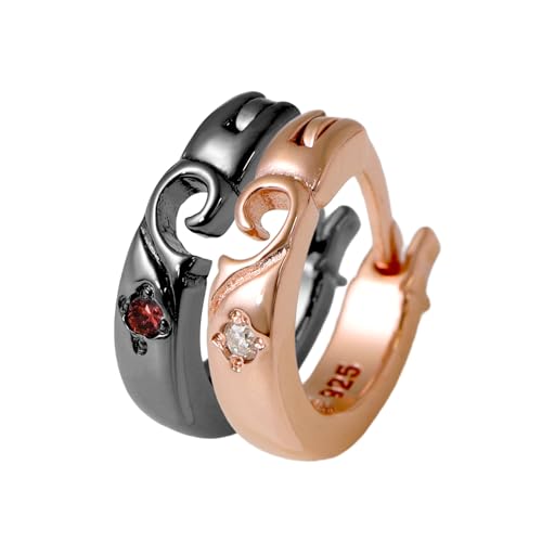 [close to me] �� �ʎd�l ����Ή� �n�[�g �_�C�������h �y�A�s�A�X (BK×���b�h�_�C����PG×�_�C��) �Ў��p �V���o�[ 925