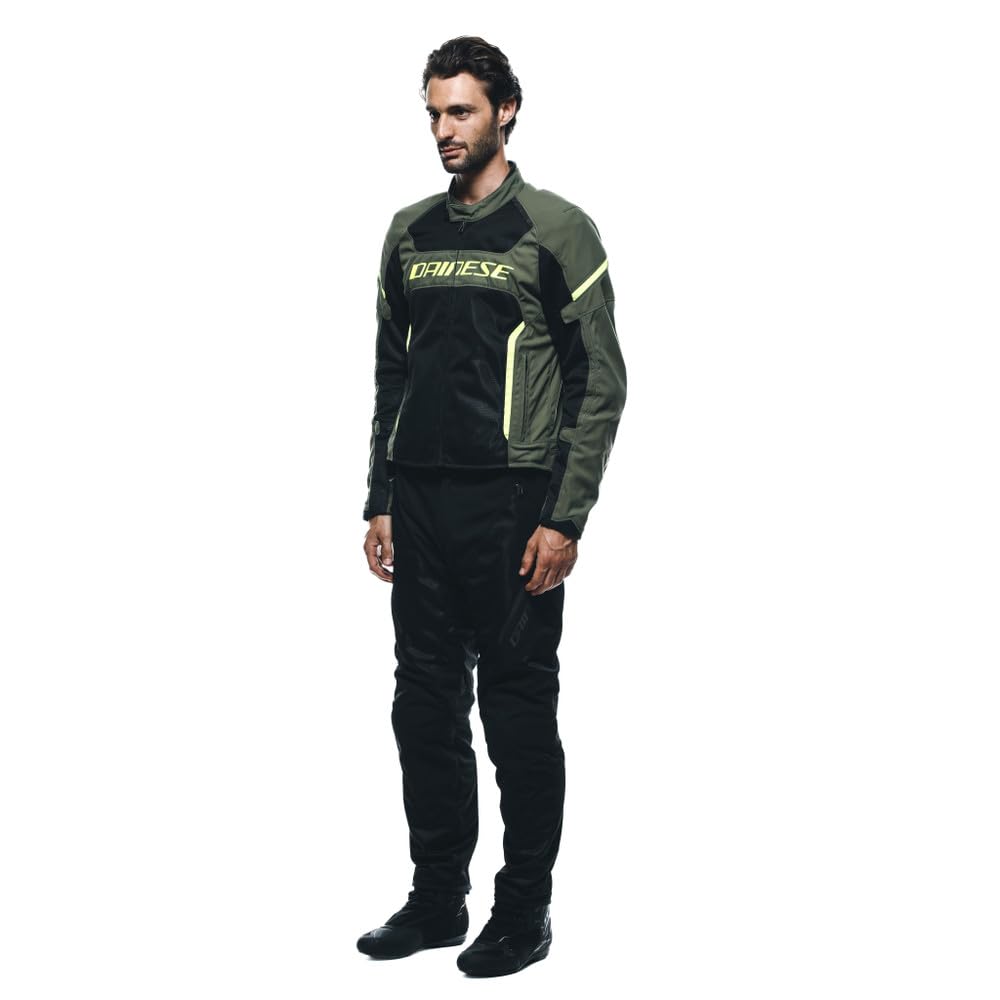 Dainese Herren Drake 2 Super Air Tex Pants Mesh-Motorradhose, Belüftet und Leicht, mit Abnehmbaren Protektoren