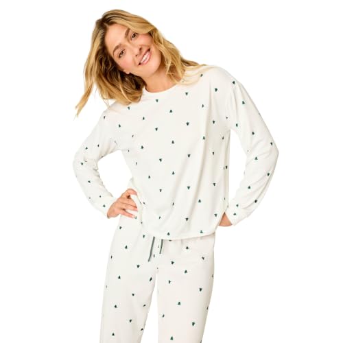 Image of PJ Salvage Women's [Amazon Exclusive] Cloud Jersey Jogger Pajama 2-piece Pj Set