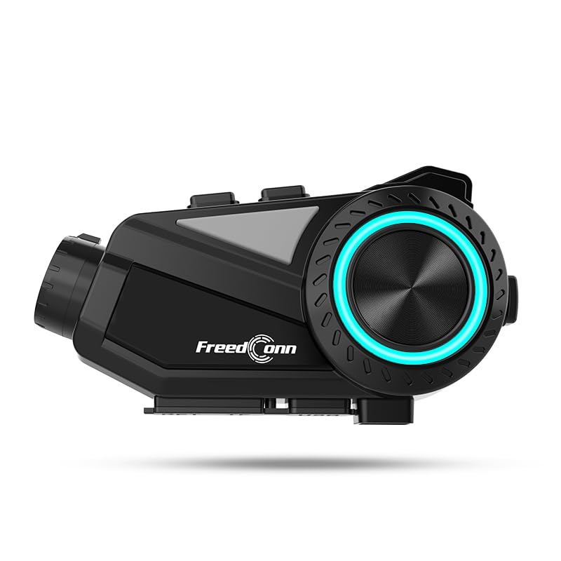 FreedConn Motorbike Bluetooth Intercom Headset Camera R3 with 2K 140° Lens 360°Shooting