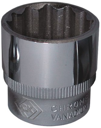 C.KT4690M 24 Steckschlüssel mm-1/2 Antrieb, Silber, 24 mm