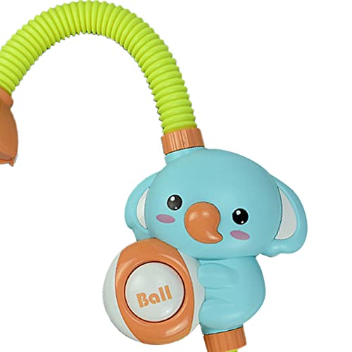 Bébé a peur du bain ? Ce pommeau de douche électrique vert clair est la solution