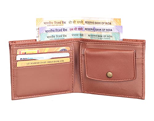 Image of Stylish Black Brown and Tan Bi fold Wallet Combo Pack of 3 Wallets for Men and Boys