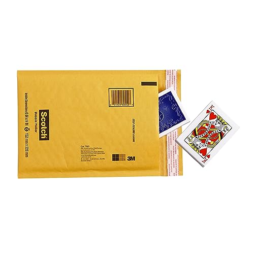 Scotch Bubble Mailer, 24 cm x 34 cm, tamanho nº 4, Kraft, 1/pacote (7974-25-CS), marrom