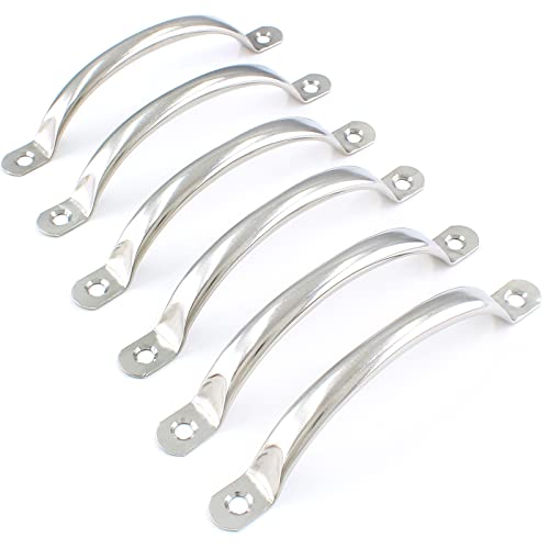 Eilumduo 10 Stück Lochabstand 72 mm dicker Edelstahlgriff für WC, Schranktür, Schubladengriffe Cover