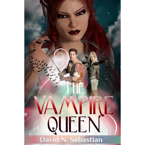 The Vampire Queen Audiolibro Por David N. Sebastian arte de portada