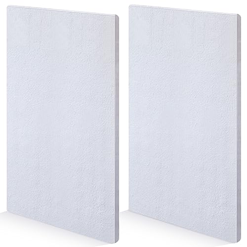 Sasylvia 2 Pcs Ceramic Fiber Insulation Board 12'' x 8'' x 0.4'' Fireproof Insulation Board, Flame Retardant, Heat Resistant, High Temperature Tool for Wood Stoves Fireplaces Pizza Ovens Kilns by Sasylvia - Used condition - US$14.80