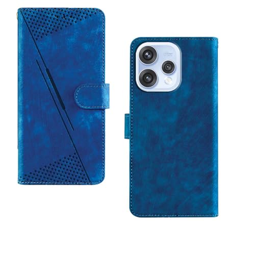 Image of amazon basics Oppo Reno 15 5G Flip Cover | Card Pockets Wallet & Stand | Flip Cover for Oppo Reno 15 5G (Executive Blue)