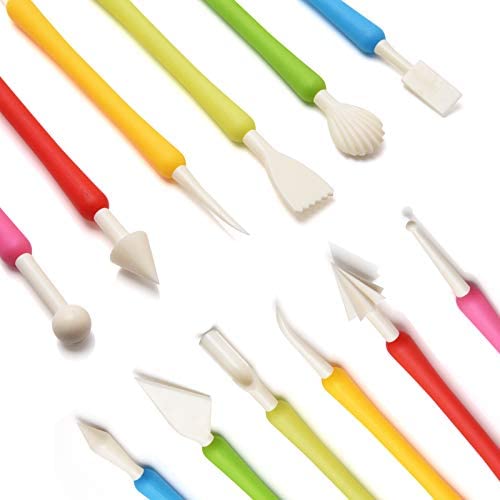 Ismeally 30pcs Cake Decorating Brush Set - Multi-function Icing, Fondant, Painting Tools For Baking, Cookie & Nail Art