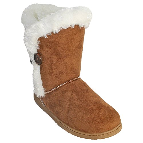 DAWGS Women's 9-Inch Button Microfiber Winter Boot