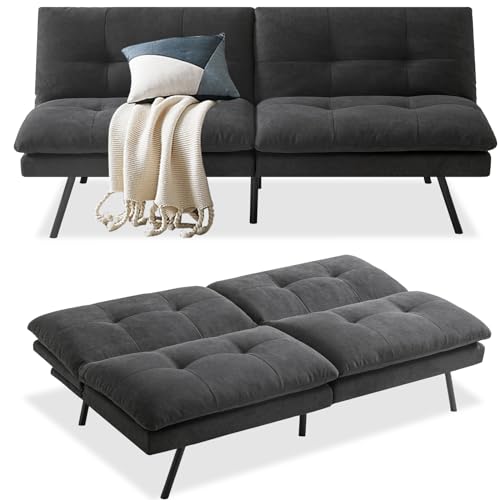 Muuegm68futonsofabedmemoryfoamcouchesforlivingroomfutoncouchwithadjustablebackrestsofasleepersofabedcouchcouchbedforapartmentstudioandoffice Urban Country Home Decor Muuegm 68 futon sofa bedmemory foam couches for living room futon couch with adjustable backrest sofa sleeper sofa bed couch couch bed for apartment studio and office urban country home decor