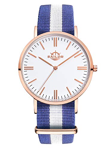 Montre de captain classique Sailor finitions soignées style marin