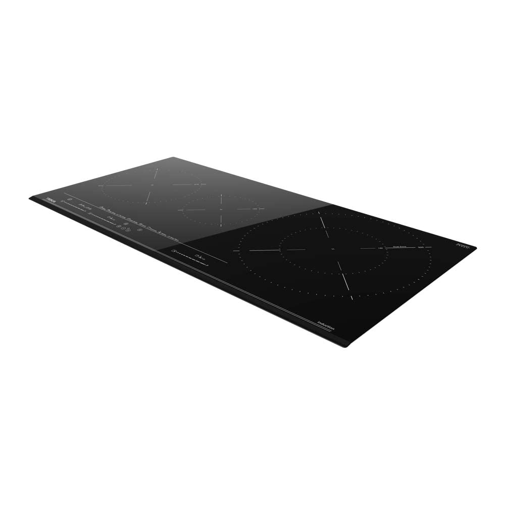 TEKA Placa Inducción 80 cm, 3 Zonas, Touch Control MultiSlider, Power Plus, Stop & Go, Modo Silencio, Seguridad, IZC 83620 MST