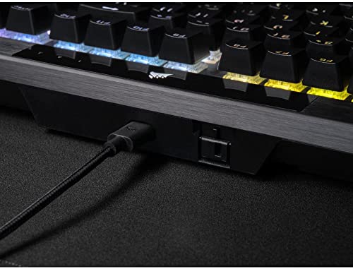 K70 RGB PRO Mechanische Gaming-Tastatur, RGB-LED-Hintergrundbeleuchtung, CHERRY MX SPEED Silver-Tastenschalter, Schwarz - Tastiera gaming - Immagine 5