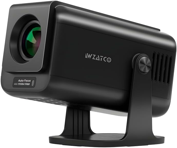 Yuva Go Pro Fully Automatic Native 1080P Projector 4k Ultra HD, 12000 Lumens, Android 13, Rotatable Design, Room Home Cinema, ARC, Black