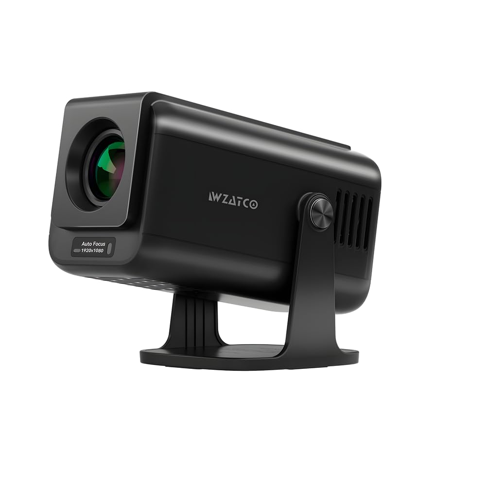 WZATCO Yuva Go Pro Fully Automatic Native 1080P Android 13.0 Smart Projector, Auto Focus, Auto 4D Keystone, 4X Brighter, 4K HDR Support, Rotatable Design, WiFi 6 & BT, Screen Mirroring, ARC, Black-image-34