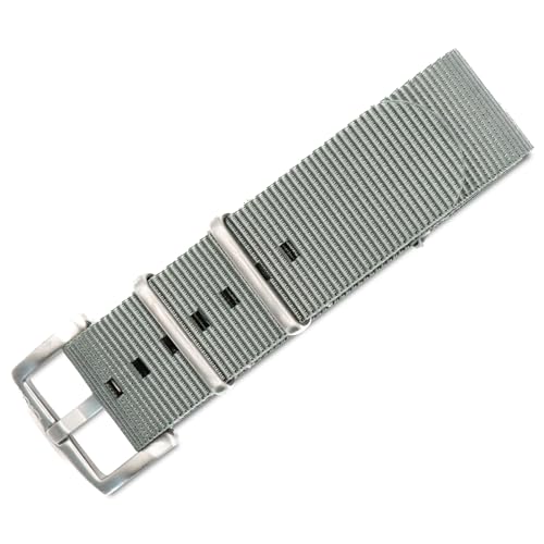 Image of BluShark - Original Collection Military-Style Waterproof Watch Strap, Fits All Timepiece Brands, Durable Nylon Wristwatch Accessories with Stainless Steel Buckle - 18mm, 20mm, 22mm & 24mm Watch Bands