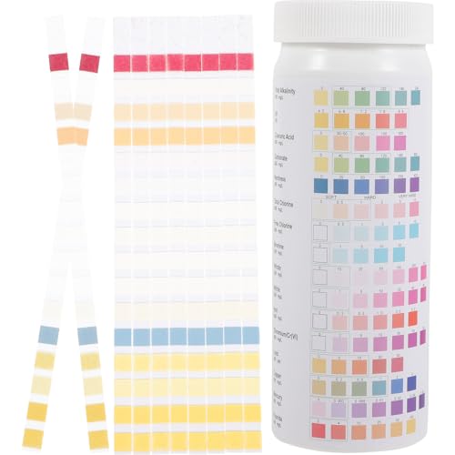Test eau potable rapide : kit de 100 bandelettes avec tubes et pipettes
