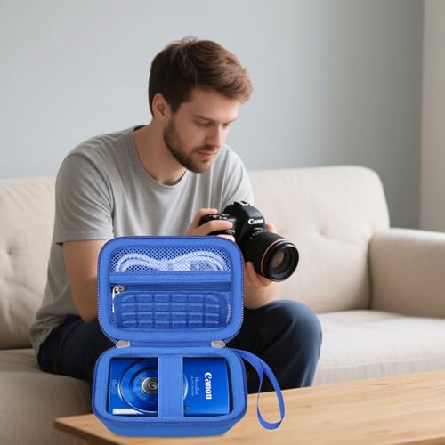 Funda para cámara Canon PowerShot ELPH 360 HS azul miniatura 7