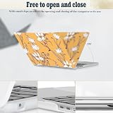 HLAAJJX Etui na MacBooka Pro 13 cali 2008-2012 z CD-ROM (bez USB-C), twarde etui do Mac Book Pro 13 A1278 Plastikowa ochrona, kwiat vintage