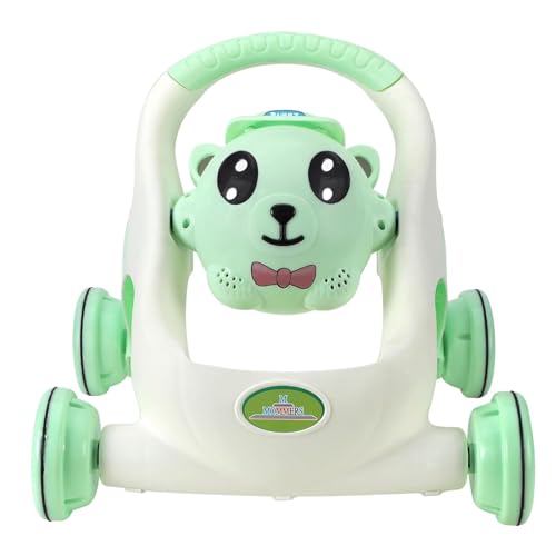 Mommers Toddler Baby Walker Push Toy I Baby Learning Walker Push Toy I Fun Musical for Early Walkers - Green