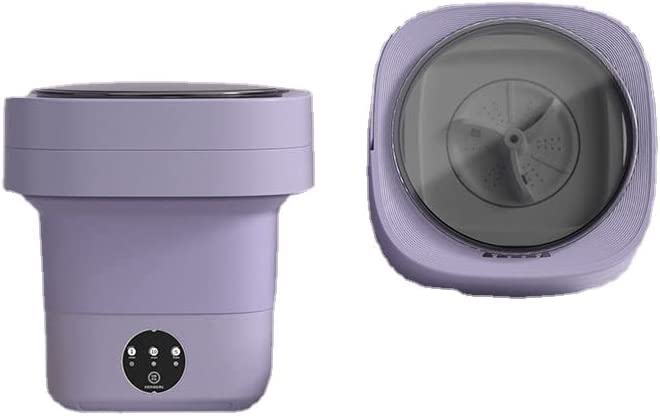 Laveuse automatique pliable éliminant les bactéries grâce aux rayons bleus 6,5L