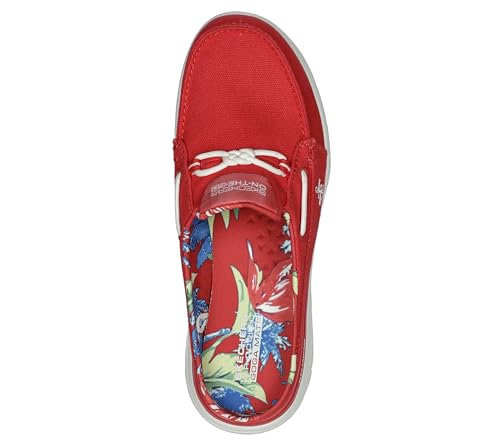 Skechers Women's ON-The-GO Flex-Boat Shoe, Red, 5