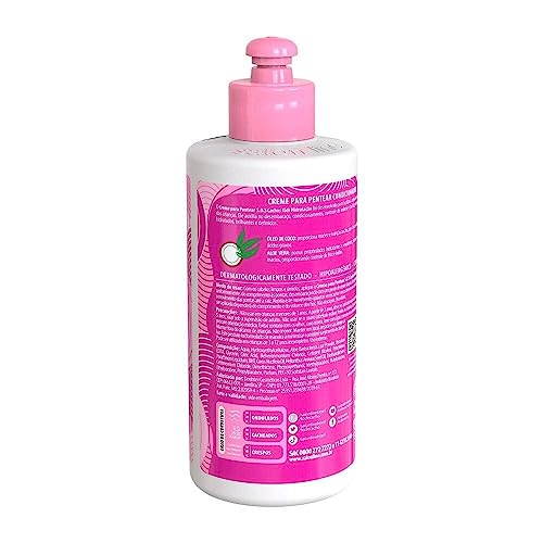 Salon Line - Linha SOS Cachos Kids (Hidratacao) - Creme para Pentear 300 Ml - (SOS Curls Kids (Moisturization) - Combing Cream 10.14 Fl Oz)