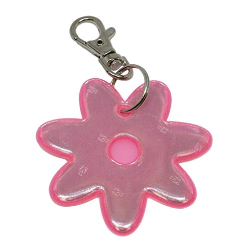 Finnex Reflectors Flower Reflector | High Visibility Safety Reflector Provides Night Time Safety for Running, Cycling Or Walking - Pink