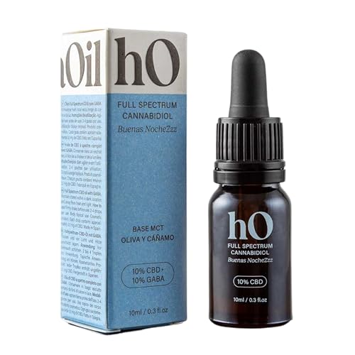 Aceite CBD 10% Full Spectrum Aceite de cáñamo + GABA 100% natural y vegano 1000mg en 10ml Hakuna Oil