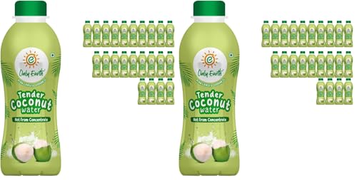Image of Only Earth Tender Coconut Water | Not From Concentrate | No Added Sugar & Low in Calories |Packed with Electrolytes | BPA-Free Bottle | 165ml (Pack of 48)
