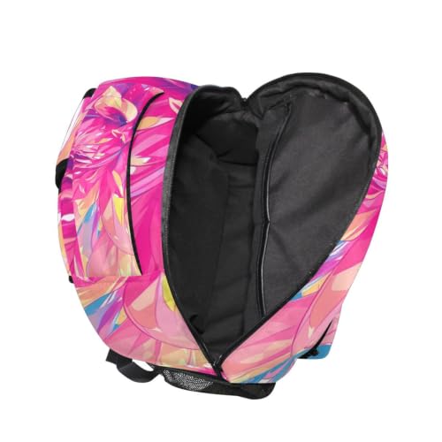Cartable sac à dos ecole fleurs pour étudiant et voyage ado - 5
